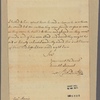 Letter to Gov. [Robert Hunter] Morris