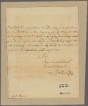 Letter to Gov. [Robert Hunter] Morris