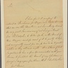 Letter to Gov. [Robert Hunter] Morris