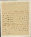 Letter to Gov. [Robert Hunter] Morris