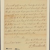 Letter to Gov. [Robert Hunter] Morris