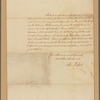 Letter to William Denny, Gov. of Pennsylvania