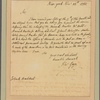 Letter to Col. [John] Bradstreet