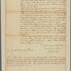 Letter to Gov. [William] Denny