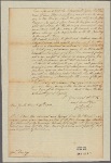 Letter to Gov. [William] Denny