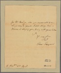 Letter to William Byrd