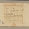 Letter to Craven Peyton in Loudon, or Francis Willis in Berkeley Co.