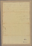 Letter to Maj. Gen. [Benjamin] Lincoln