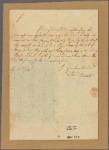 Letter to Conrad Weiser, Talpehocken, Penn.