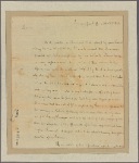 Letter to his Excellency the Governor [Thomas Mifflin]