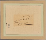 Letter to Gen. Edward Hand Fort Pitt