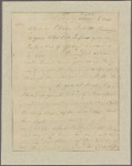 Letter to Gen. [Edward] Hand