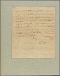 Letter to Robert Carter, Williamsburg