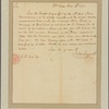 Letter to Robert Carter, Nomony Hall