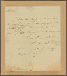 Letter to W. Pitcairn