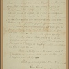 Letter to Gen. [Benjamin] Lincoln