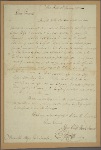 Letter to Gen. [Benjamin] Lincoln