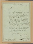Letter to Gov. [Benjamin] Harrison