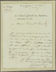 Letter to Admiral Lacrosse