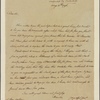 Letter to Benjamin Walker, New York