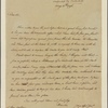 Letter to Benjamin Walker, New York