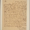Letter to William Battell, Philadelphia