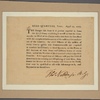 Head Quarters, York [town, Va.], August 23, 1777. [Circular letter directing the chief officers of the militia of every county to transmit to the commander in chief of the state forces a full account of their arms, stores, and number of men enrolled. Sign]