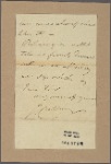 Letter to [ -- Sherwell?]