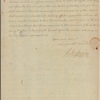 Letter to Benjamin Harrison, Speaker of the House of Delegates