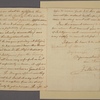 Letter to Benjamin Harrison, Speaker of the House of Delegates, Staunton
