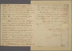 Letter to Benjamin Harrison, Speaker of the House of Delegates, Staunton