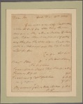 Letter to Capt. Bat. Oliver