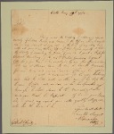 Letter to Col. [Theodorick] Bland