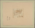 Letter to Mr. Medhurst, Hallifax House, London