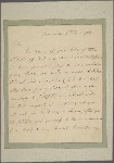 Letter to Baron De Riedesel