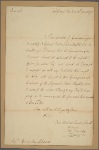 Letter to Maj. Henry Van Schaack