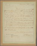 Letter to Henry Laurance [Laurens], Charles Town