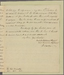 Letter to Earl Cornwallis