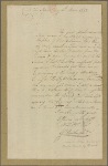Letter to Gen. [Benjamin] Lincoln, Purisburgh [S. C.]