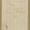 Letter to Gen. [Benjamin] Lincoln, Purisburgh [S. C.]