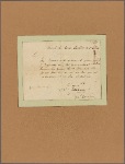 Letter to Gen. [Jethro] Sumner