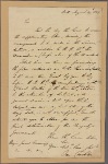 Letter to Gen. [Robert] Brownrigg