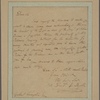 Letter to Gilbert Livingston, Poughkeepsie