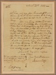 Letter to Col. Henry Lee, Mason Co