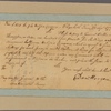 Letter to the Paymaster General to the continental army [William Palfrey]