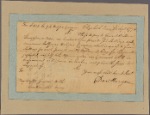 Letter to the Paymaster General to the continental army [William Palfrey]