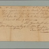 Letter to William Washington