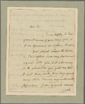 Letter to Gen. [Horatio] Gates