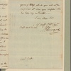 Letter to Gen. [Horatio] Gates