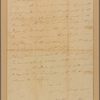 Letter to [Gen. Otho Holland Williams.]